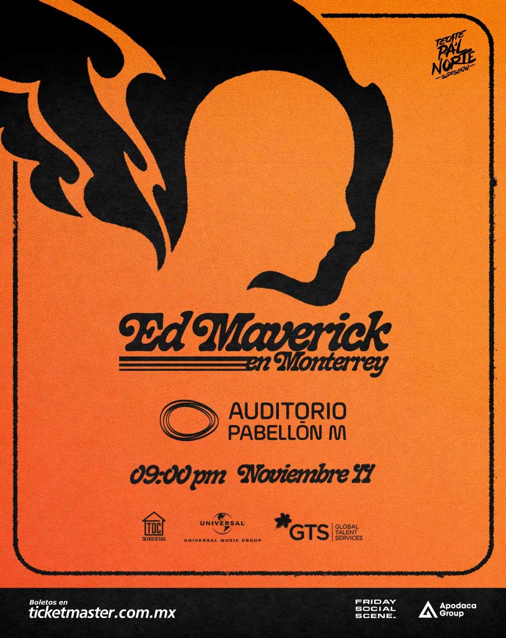 Ed Maverick tendrá show en Monterrey previo a Tecate Pa’l Norte