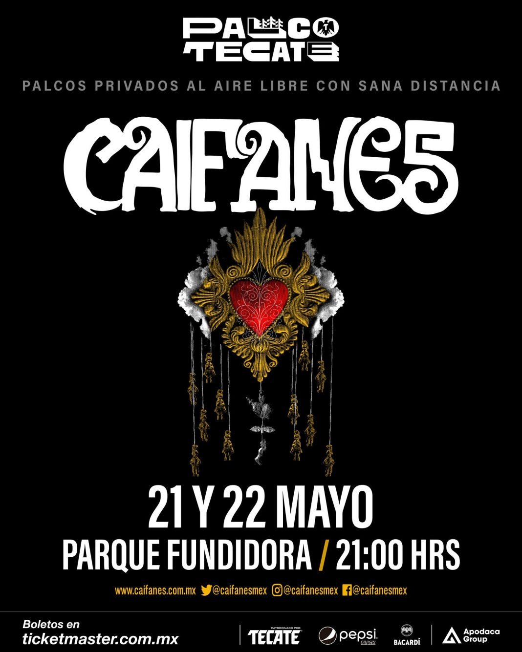 ¡Caifanes anunció concierto en Monterrey! Monterrey Live