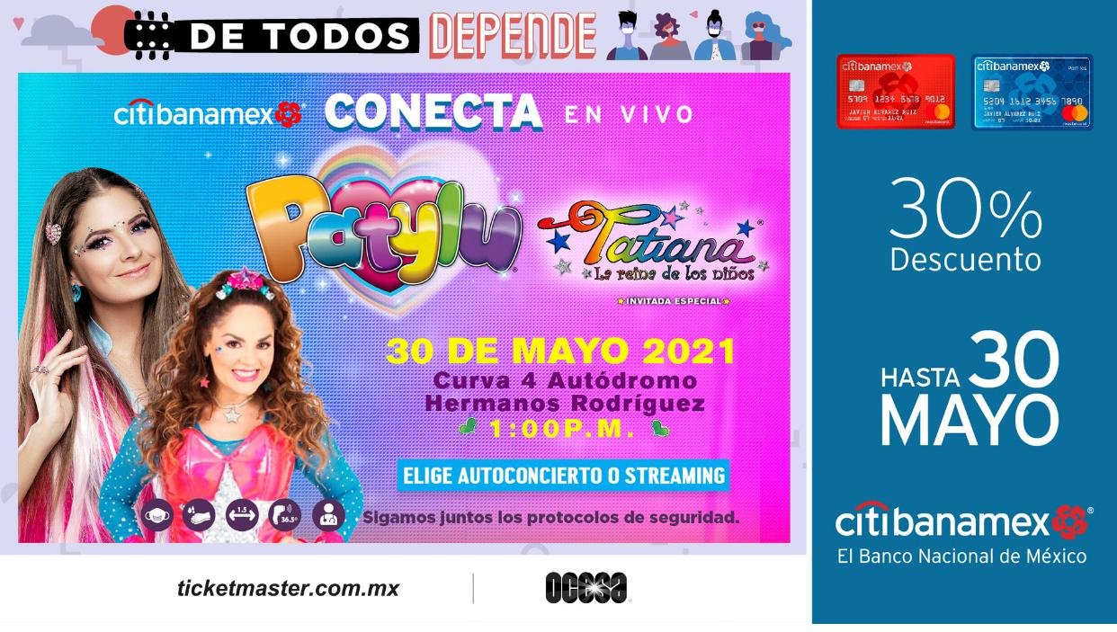 ¡Ocesa presenta su nueva cartelera de autoconciertos en el Citibanamex Conecta en Vivo!