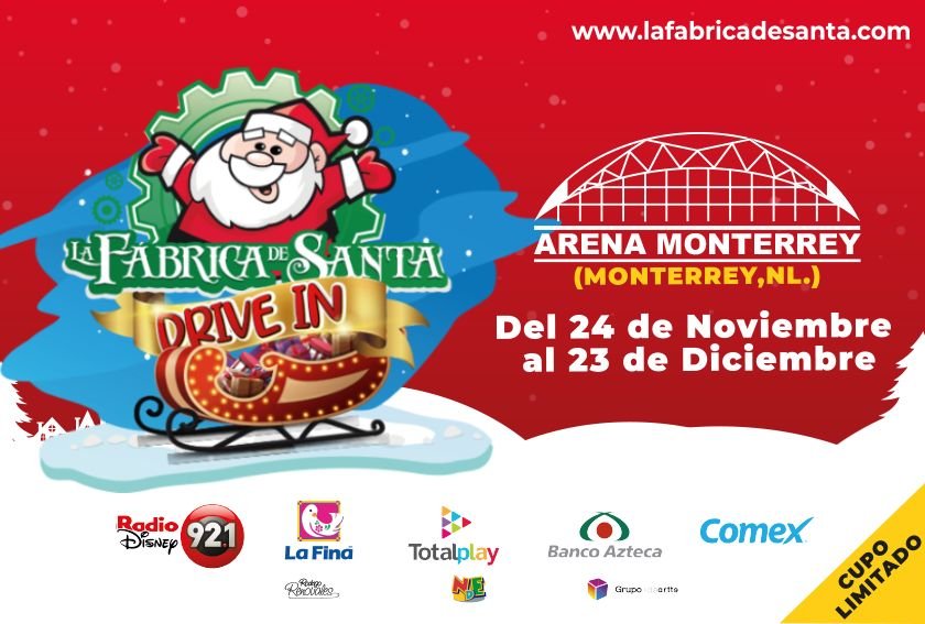 Pequeños regios podrán visitar la Fábrica de Santa en Monterrey durante noviembre y diciembre en un espectáculo increíble.