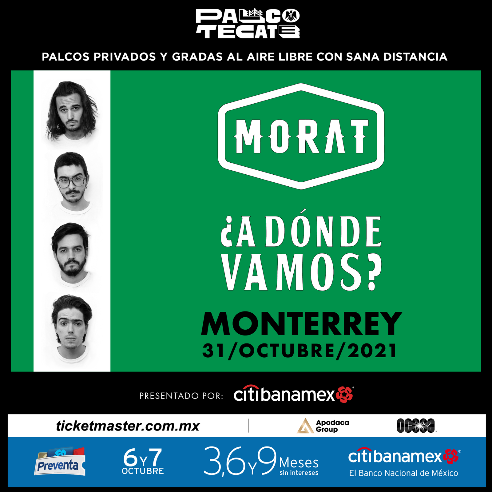 ¡Morat enamorará una vez más a Monterrey en Palco Tecate!