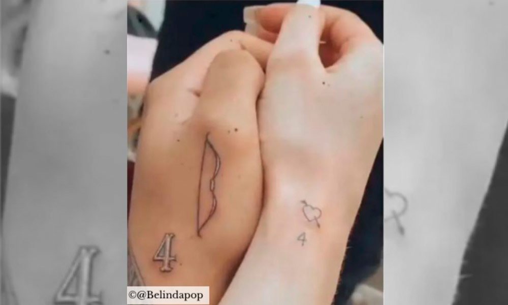 ¿Cuántos y cuáles tatuajes tiene Nodal de Belinda?