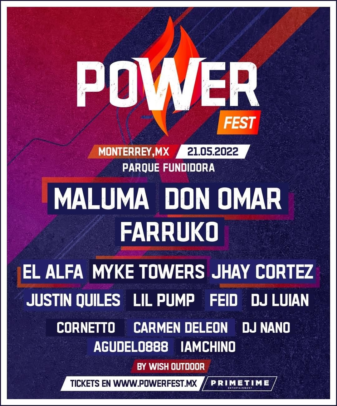 Line up del power fest 2022