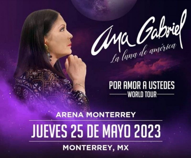 Ana Gabriel en la Arena Monterrey