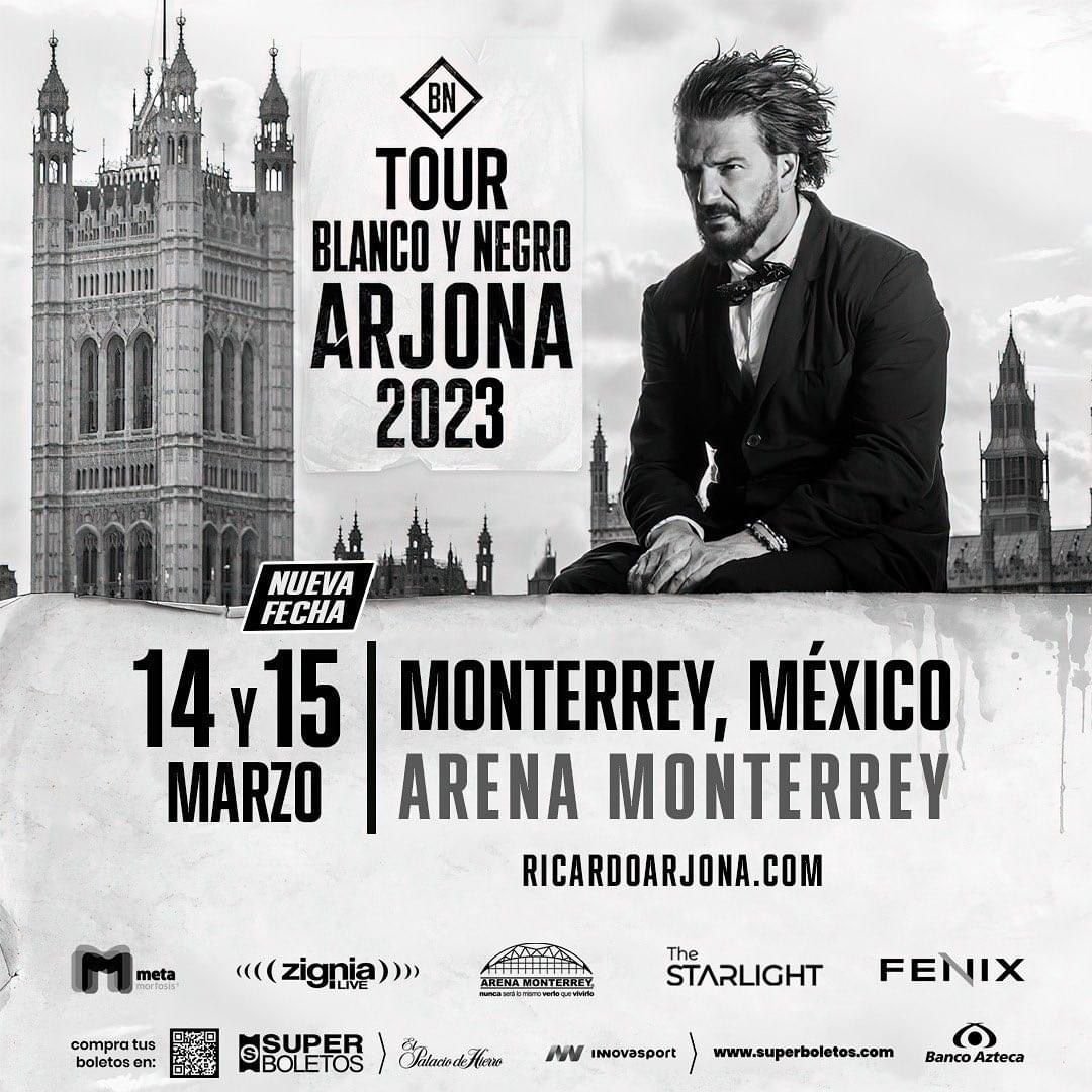 Ricardo Arjona Arena Monterrey 2023