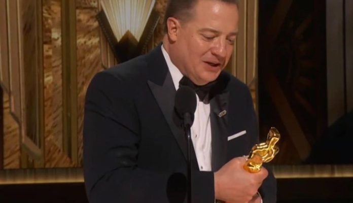 brendan fraser en 2023 oscars