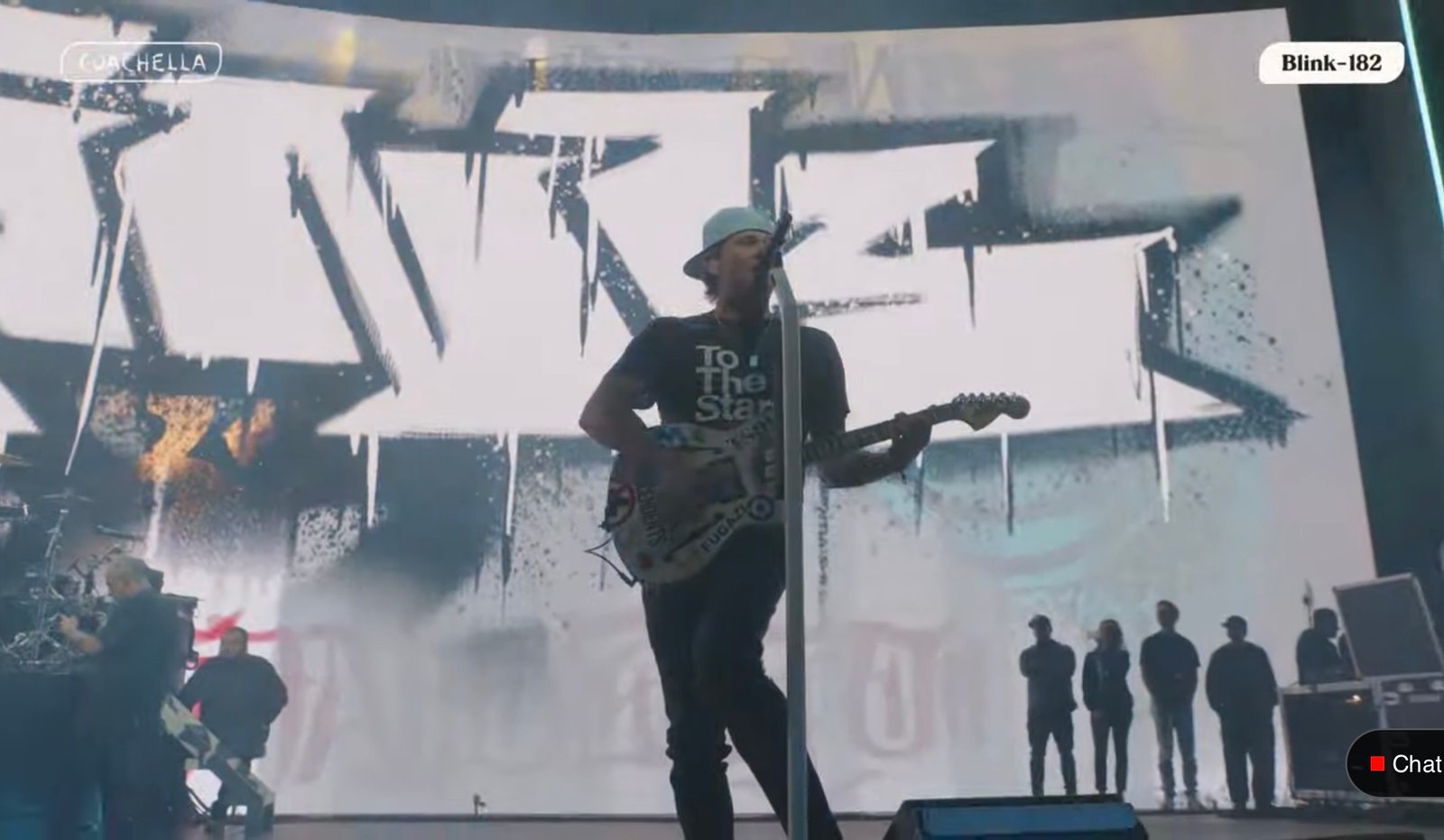Tom DeLonge de Blink-182 en Coachella