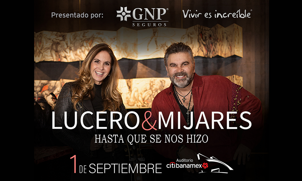 Lucero y Mijares en concierto en Monterrey