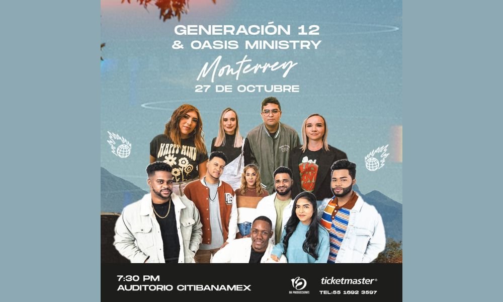 Oasis Ministry & Generación 12 llegan a Monterrey