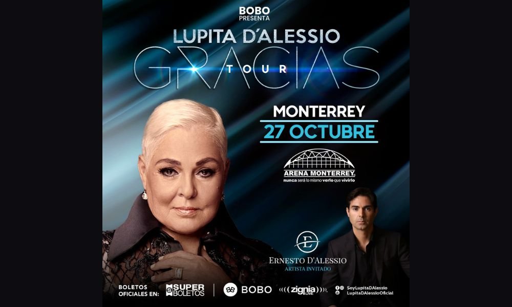 Lupita D'Alessio en Monterrey