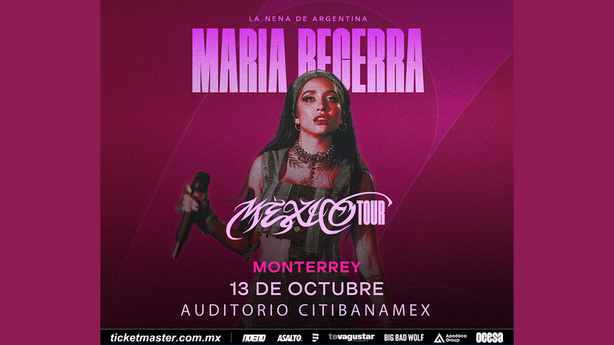 María Becerra concierto en Monterrey