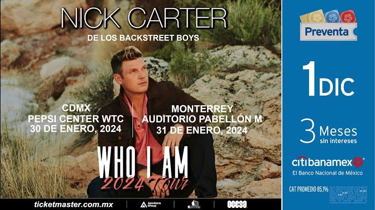 Nick Carter en Monterrey