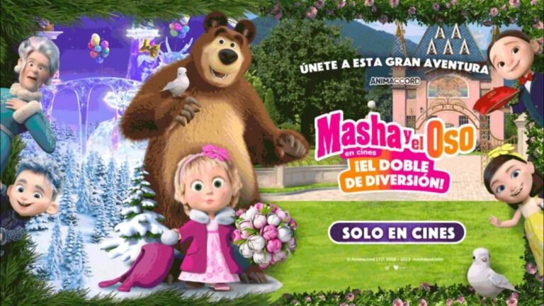"Masha y el Oso ¡El doble de Diversión!" es perfecta para los más
