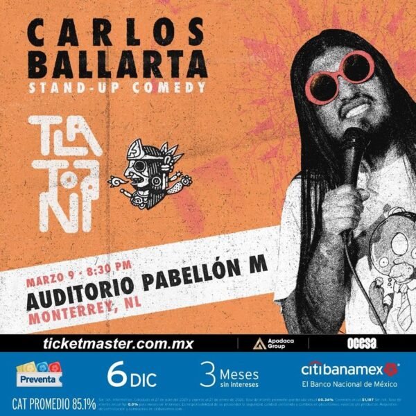 Carlos Ballarta en el Auditorio Pabellon M