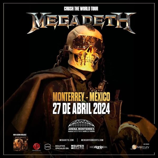 Megadeth en la Arena monterrey