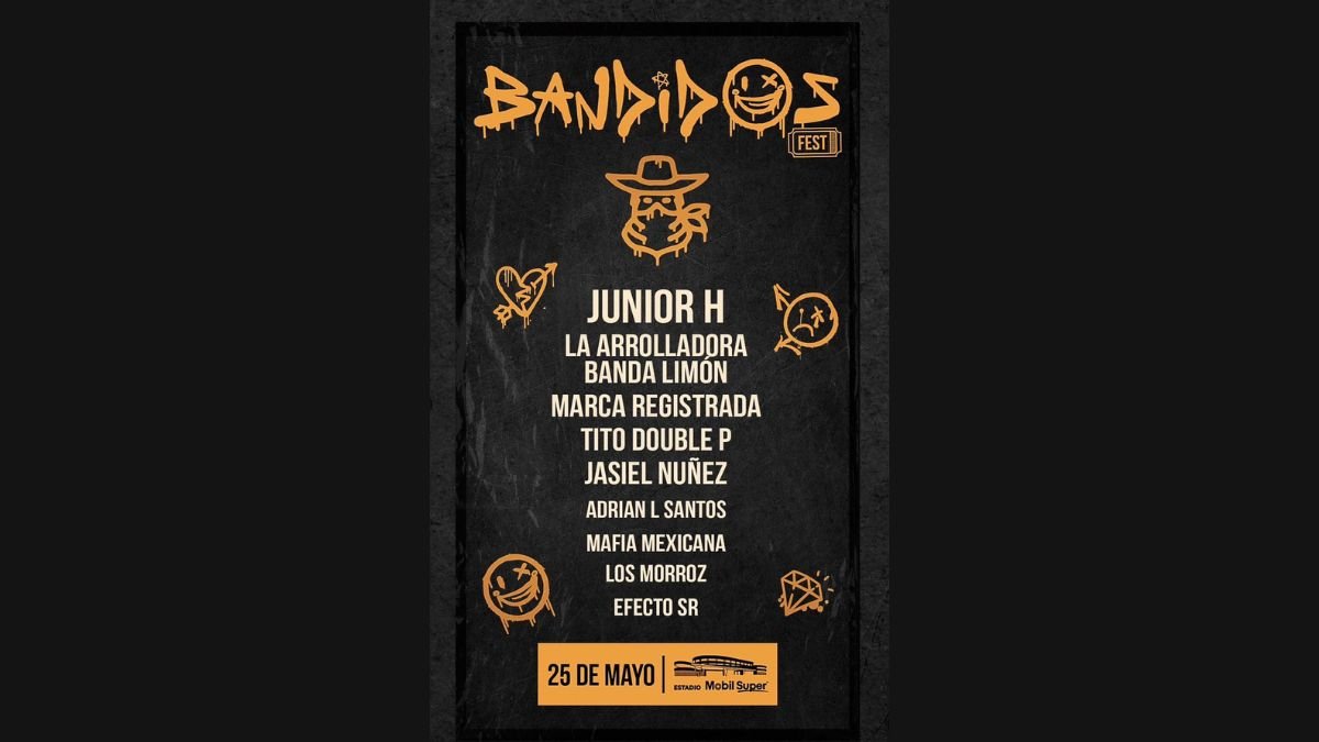 Conoce todo sobre el 'Bandidos Fest' de Monterrey (Lineup, fecha, sede y más)