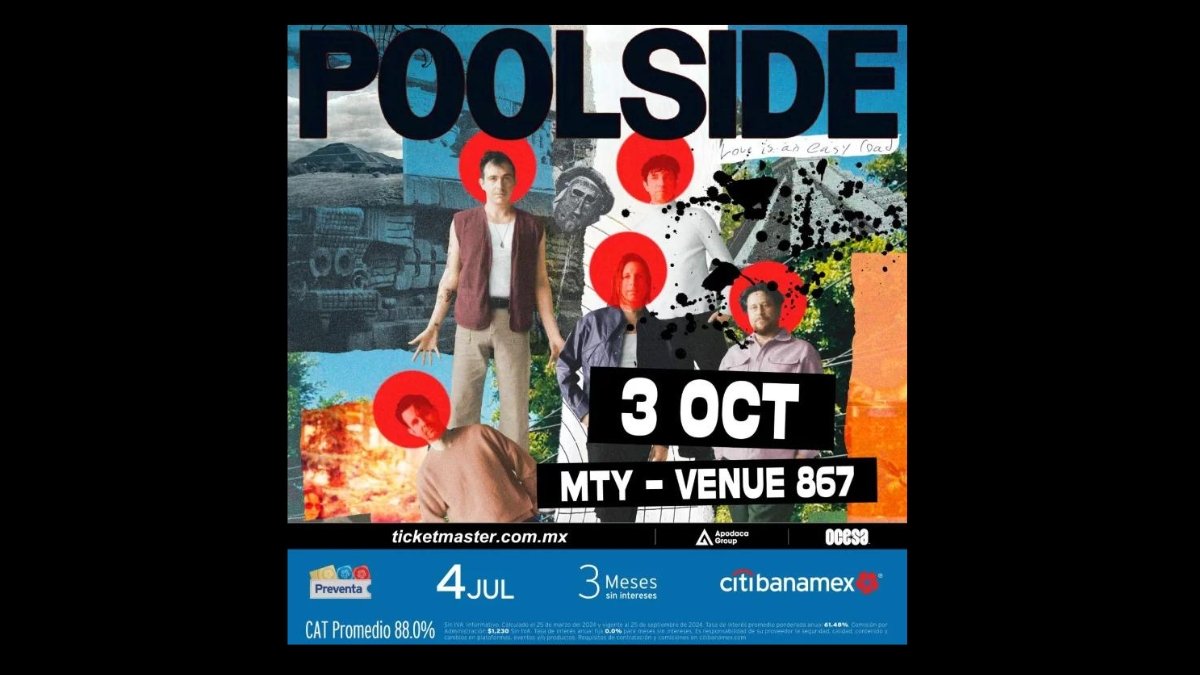 ¡Poolside estará en Monterrey!