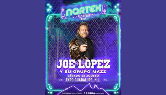 Joe López y su Grupo Mazz pondrán la fiesta en el Nortex 2025