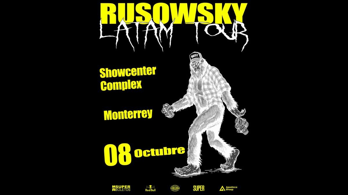 ¡Rusowsky trae su Latam tour a Monterrey!