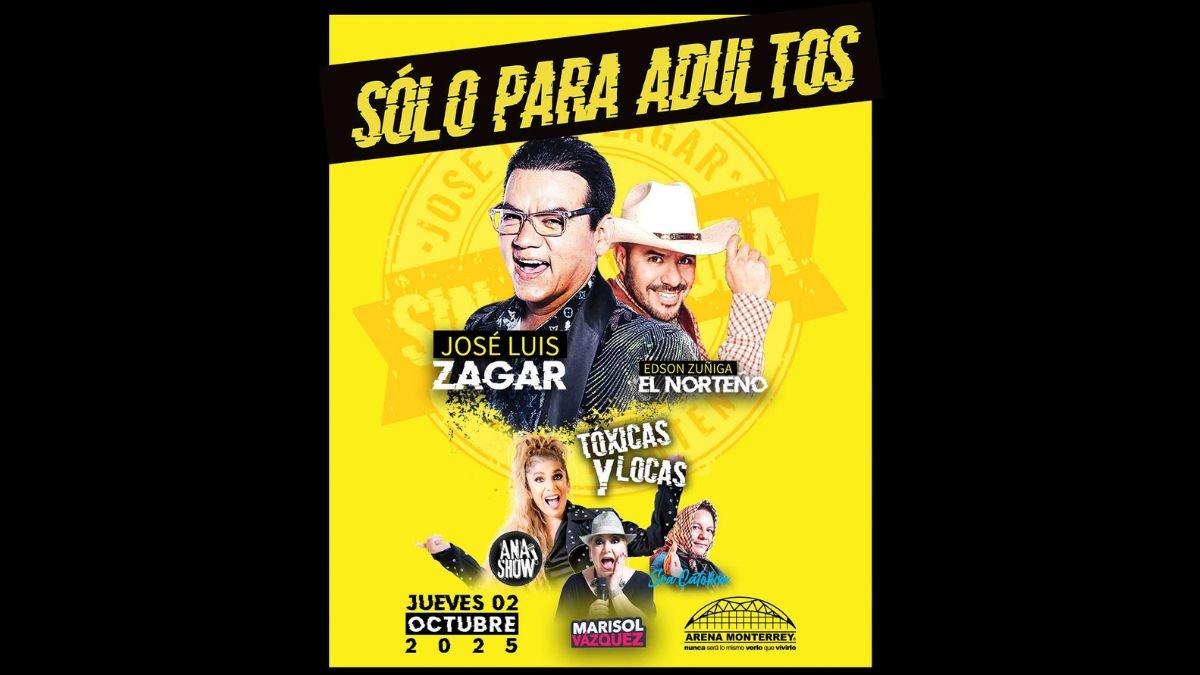 ¡Noche de risas! José Luis Zagar tendrá show de lujo en la Arena Monterrey