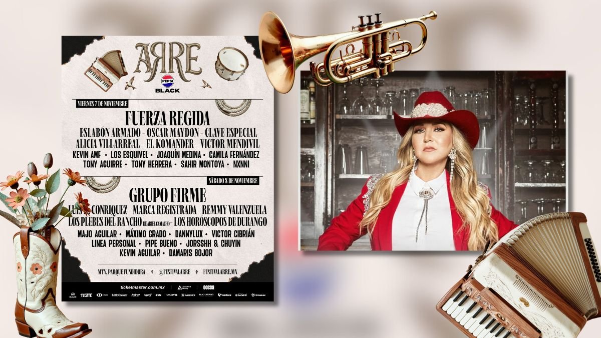 Alicia Villarreal impondrá su reinado en el Arre Pepsi Black 2025