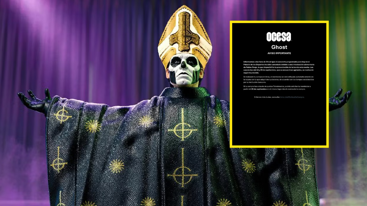 Cancela Ghost su primera fecha en México