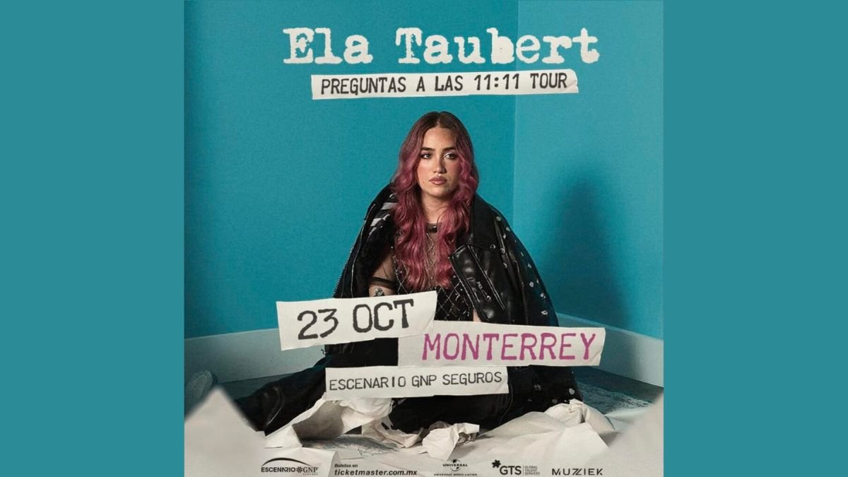 Ela Taubert regresa a Monterrey con show en Escenario GNP Seguros