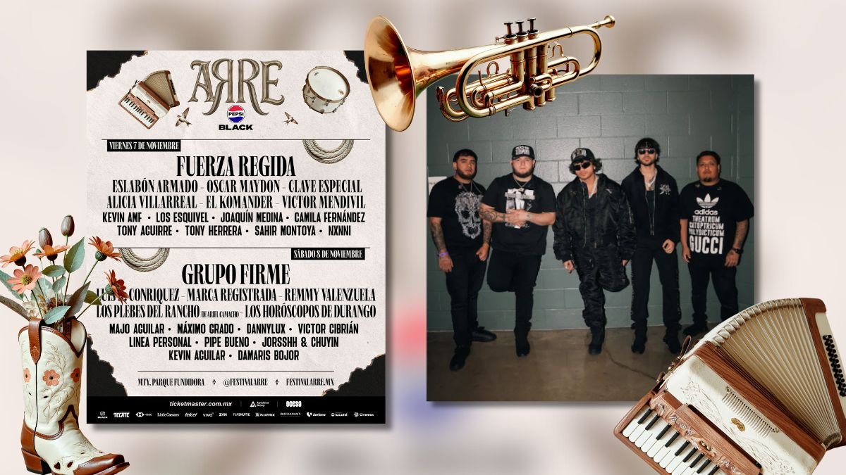 ¡Fuer-za Regida! Presentes en el Arre Pepsi Black 2025 en Monterrey
