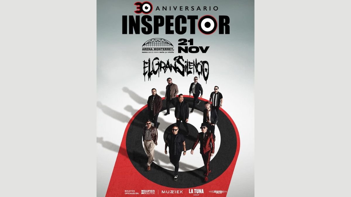 ¡Inspector celebrará 30 años en Monterrey con todo y El Gran Silencio!
