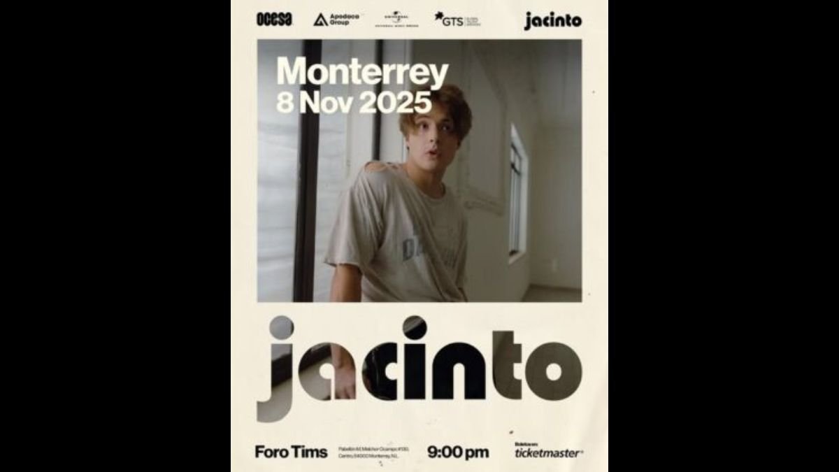 Jacinto anuncia concierto en el Foro Tims