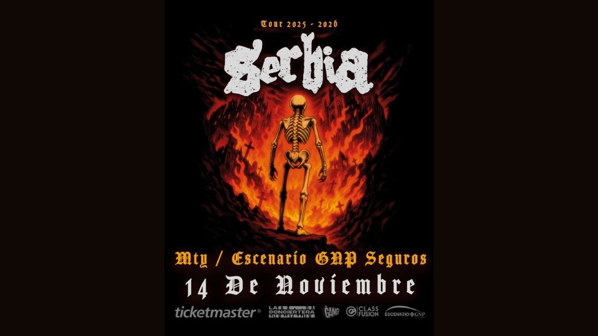 Serbia regresa a su ciudad natal con show en el Escenario GNP Seguros