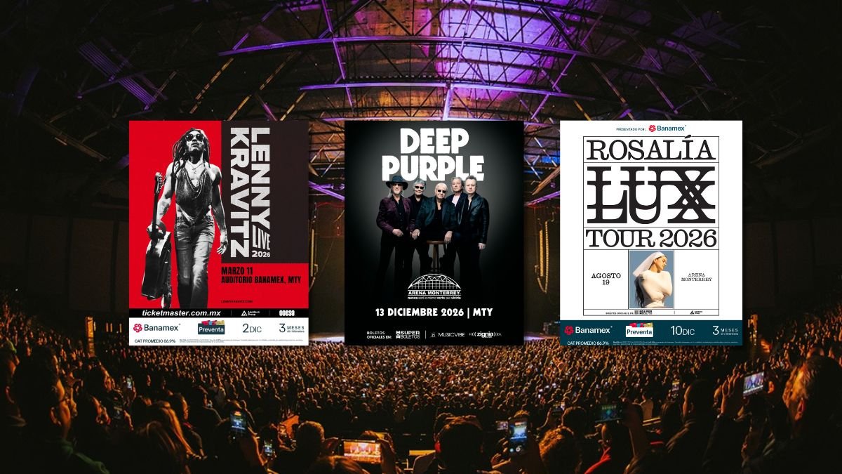 Los conciertos más esperados del 2026 en Monterrey: ¡Vamos a todos!