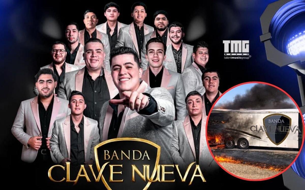 Banda Clave Nueva se ve envuelta en un grave accidente donde su autobús se incendió en plena carretera.