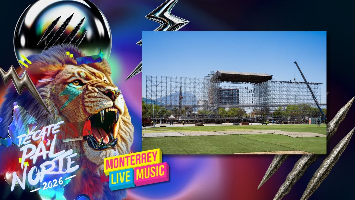 Wow! ¡El montaje de Tecate Pa'l Norte 2026 va avanzadísimo!