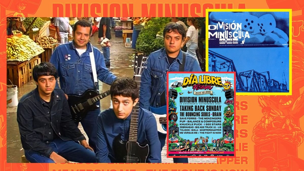 División Minúscula celebrará 25 años del icónico "Extrañando Casa" en el Día Libre Festival