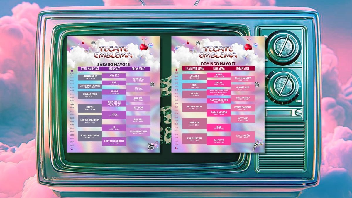 ¡Conoce los horarios de Tecate Emblema 2026!