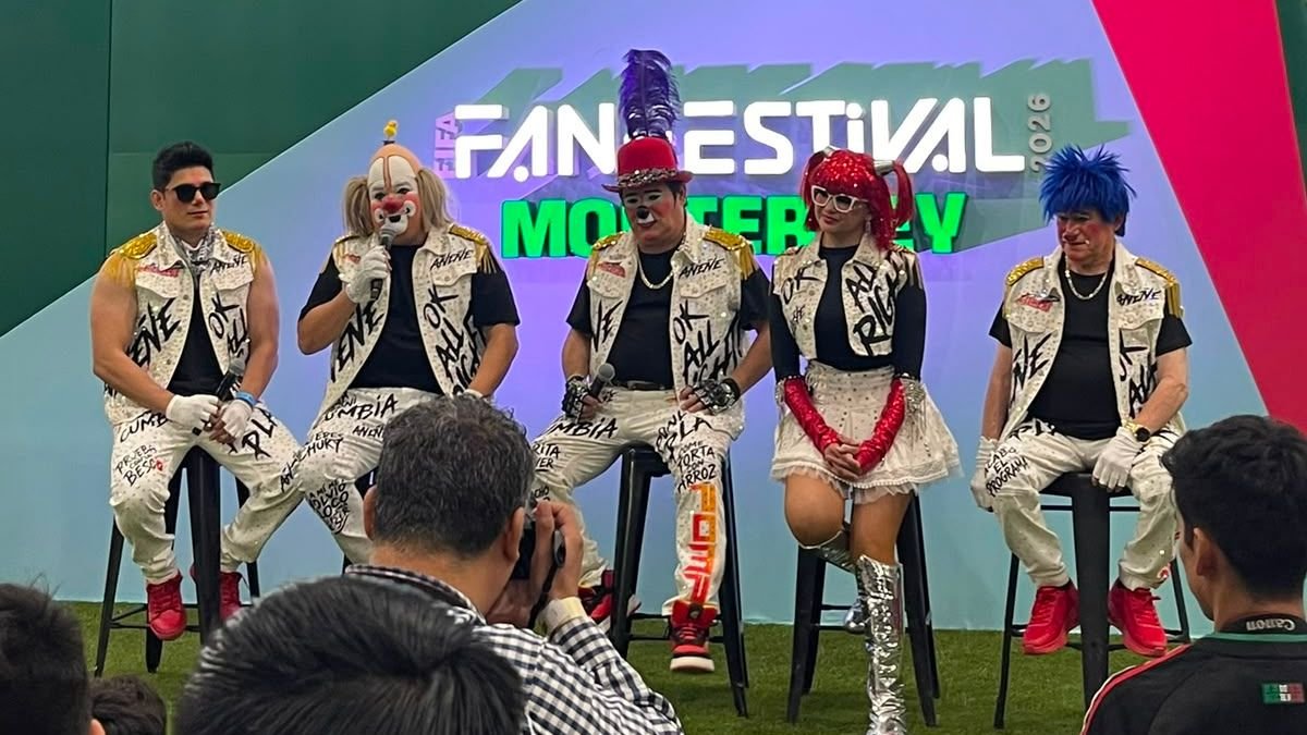 Ante las adversidades, Los Payasónicos van con todo en el FIFA Fan Festival Monterrey