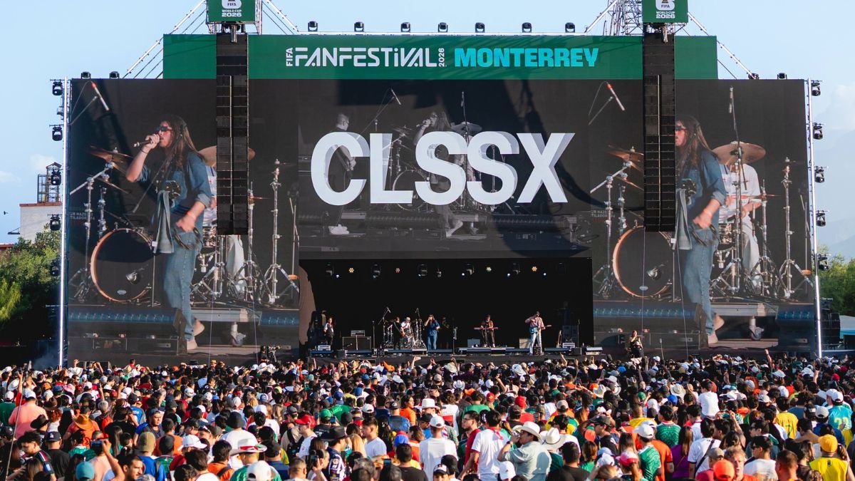¡The CLSSX enciende los motores musicales del FIFA Fan Festival Monterrey!