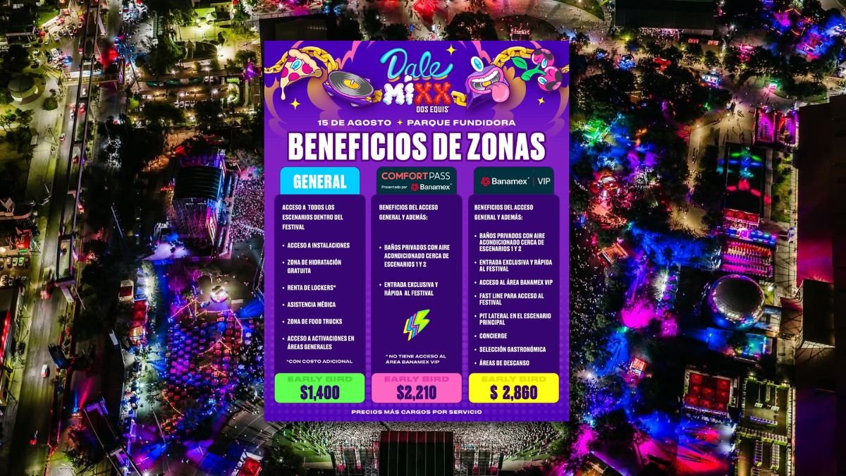 Todo lo que debes saber sobre los boletos de Dale Mixx 2026: Costos, beneficios y más